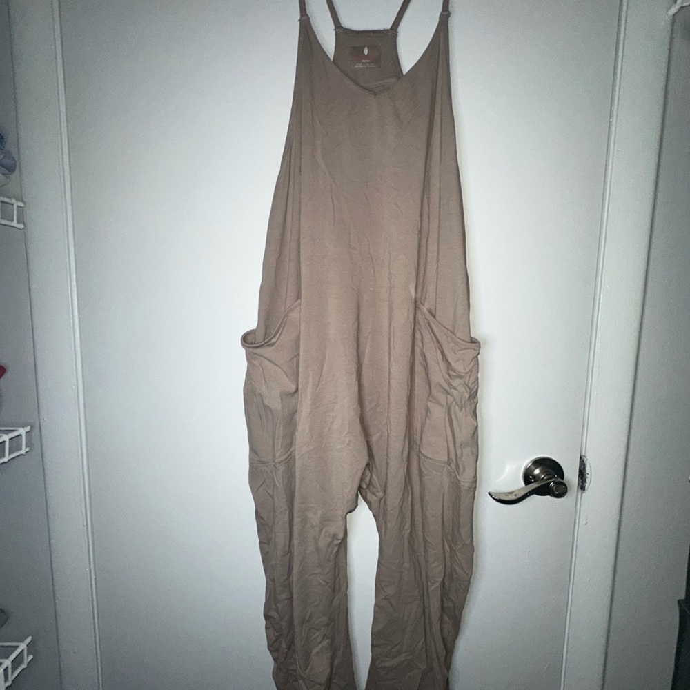 FP Movement by Free People Tan Jumpsuit
